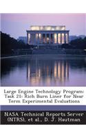 Large Engine Technology Program: Task 21: Rich Burn Liner for Near Term Experimental Evaluations(English)
