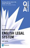 Law Express Question and Answer: English Legal System