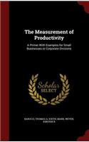 The Measurement of Productivity: A Primer with Examples for Small Businesses or Corporate Divisions