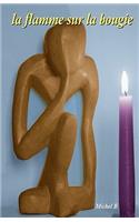 La flamme sur la bougie