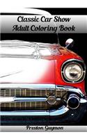 Classic Car Show Adult Coloring Book