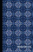 Password Log: (Discreet Password Journal), Blue Floral, 5 by 8, Password Organizer with 300 Password Reccord: Password Book and Orga