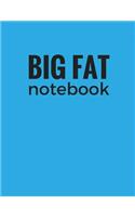 Big Fat Notebook: Sky Blue, 600 Pages Ruled Blank Notebook, Journal, Diary (Extra Large 8.5 x 11 inches)(Creative Writing)