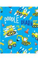 Doodle Diary For Boys: Dot Grid Journal Notebook