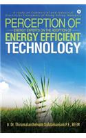 Perception of Energy Experts on the Adoption of Energy Efficient Technology