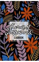 Internet Password Logbook: Internet Password Organizer Flower Cover Password Journal and Alphabetical Tabs To Protect Usernames and Passwords Easy Tracker(3 Internet Password Logbook)