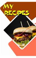 MY RECIPES-notbooke-: Recipe Organizer, Blank Recipe Book, Kitchen Accessory & Cooking Guide for Recording your Favorite Recipes, 6 x 9 inches