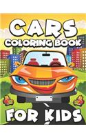 Cars Coloring Book for Kids: Fun Children's Coloring Book for Kids with 40 Fantastic Pages to Color with Cars, Trucks, Train, Dump Truck and, Excavator, and More!