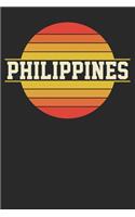 Notebook: Philippines Ruled 6x9 120 Pages