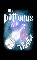 My Patronus Is A Violin: Food Journal & Meal Planner Diary To Track Daily Meals And Fitness Activities For Violin Lovers And Musicians, Classical Instrument Players, Orchest