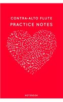 Contra-alto flute Practice Notes