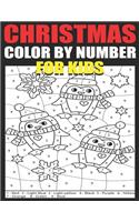 Christmas Color By Number For Kids