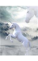 Unicorn Composition Notebook (4): Unicorn Notebook; Unicorn Journal; Unicorn Composition Book: Wide Ruled Lined; 135 sheets/270 pages (7.44 x 9.69") Great for School & Unicorn Secret