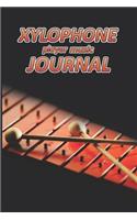 Xylophone Player Music Journal: Music Blank Sheets Notebook for Musicians and Songwriters.