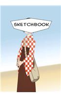 Sketchbook: Anime cartoon 13: 100 Pages of 7" x 10" Blank Paper for Drawing (Sketchbooks)