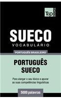 Vocabulário Português Brasileiro-Sueco - 5000 palavras