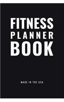 Fitness Planner Book - Monday Start (Jet Black)