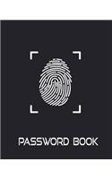 Password Book: Password Book With Tabs Large Print