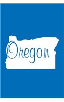 Oregon - Cobalt Blue Lined Notebook with Margins