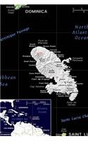 Modern Day Color Map of Martinique Journal: Take Notes, Write Down Memories in this 150 Page Lined Journal