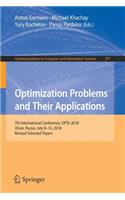 Optimization Problems and Their Applications