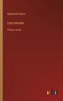 Letra menuda