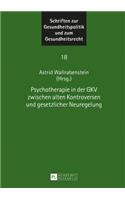 Psychotherapie in Der Gkv Zwischen Alten Kontroversen Und Gesetzlicher Neuregelung