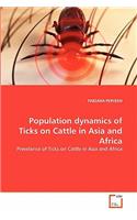 Population dynamics of Ticks on Cattle in Asia and Africa