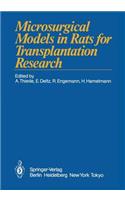 Microsurgical Models in Rats for Transplantation Research