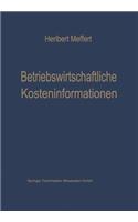 Betriebswirtschaftliche Kosteninformationen