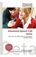Advanced Speech Call Items