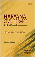 Haryana Civil Service (Judicial Branch) Preliminary Examination