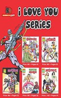 Raj comics by sanjay gupta | Rakt Janma | I Love You Series Collection Set 1 | Cheekh Doga Cheekh, Lomri, Kaali Vidhwa, Kharaab Kanun, I Love You|Paperback |