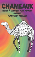 Livres à colorier pour adultes - Plantes et animaux - Animaux - Chameaux