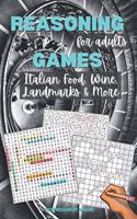 Reasoning Games for Adults - Italian Food, Wine, Landmarks, & More