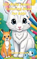 123 Baby Animals Coloring Book For Kids