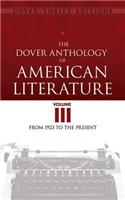 Dover Anthology of American Literature, Volume III