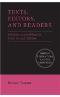 Texts, Editors, and Readers