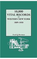 10,000 Vital Records of Western New York, 1809-1850