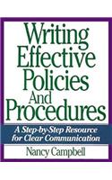 Writing Effective Policies and Procedures: A Step-by-Step Resource for Clear Communication(English)