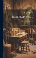 Artist Biographies ...