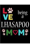 Love Being a Lhasapoo Mom: 2020 Lhasapoo Planner for Organizing Your Life