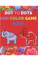 Dot to Dots and Color Game Book