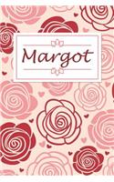 Margot: Personalised Notebook / 120 Lined Pages / Perfect for journaling and writing notes.