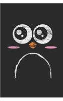 Penguin Face: Penguins Notebook, Dotted Bullet (6 x 9 - 120 pages) Animal Themed Notebook for Daily Journal, Diary, and Gift