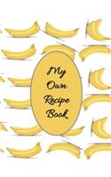 My Own Recipe Book: Recipe Book. 8.5 x 11, 100 pages.
