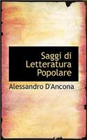 Saggi Di Letteratura Popolare