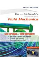 Fox and McDonald's Introduction to Fluid Mechanics