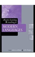 Effective Learning and Teaching in Modern Languages