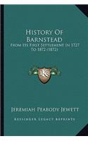 History Of Barnstead